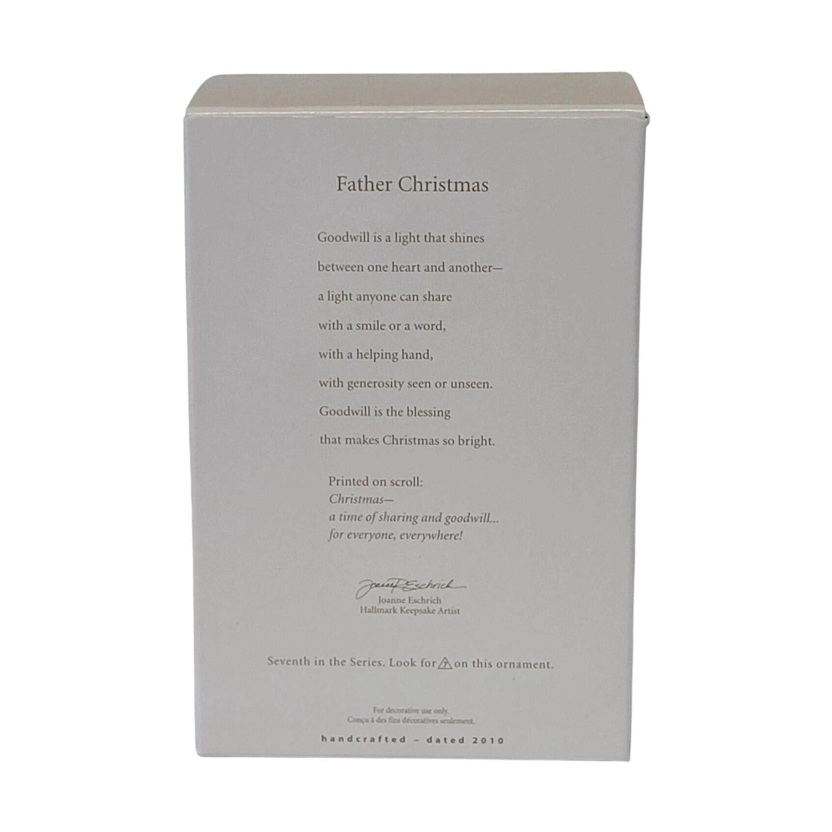 2010 Father Christmas Hallmark Ornament (Father Christmas) QX8623 Image6