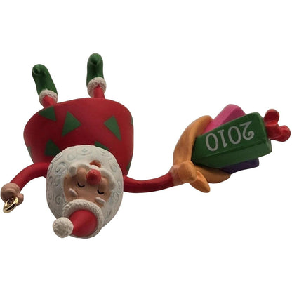 2010 Festive Santa #2 Hallmark Ornament (Festive Santa) QXM9033
