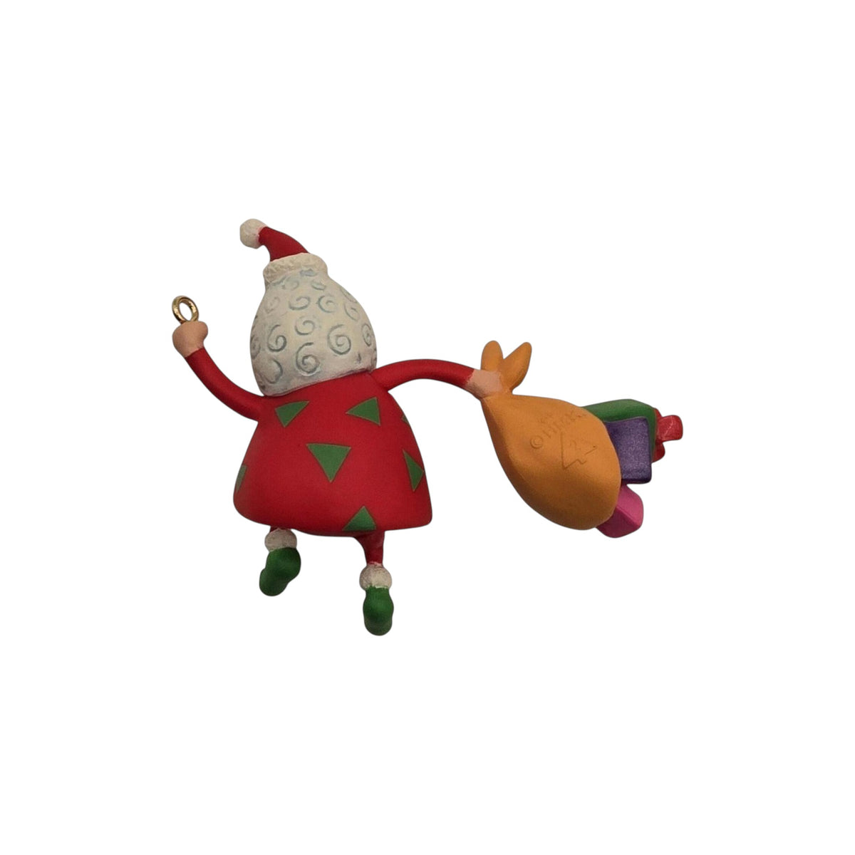 2010 Festive Santa #2 Hallmark Ornament (Festive Santa) QXM9033 Image4