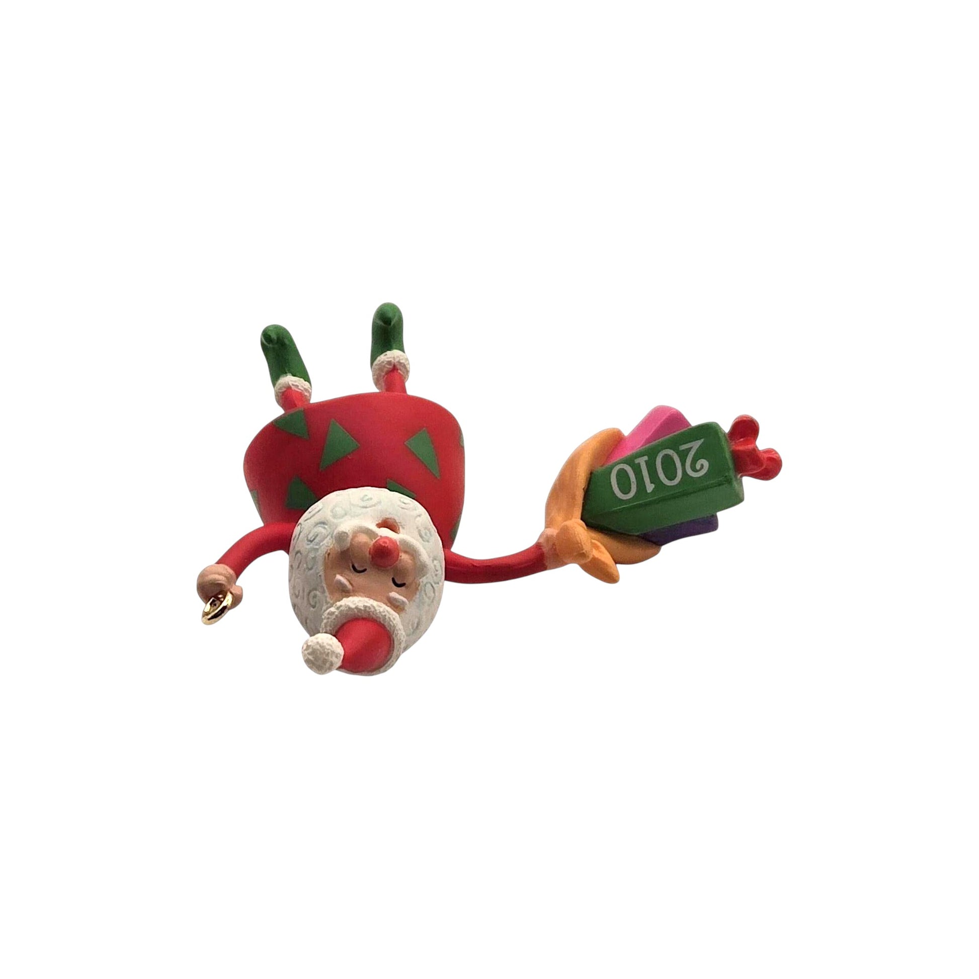 2010 Festive Santa #2 Hallmark Ornament (Festive Santa) QXM9033 Image5
