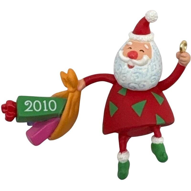 2010 Festive Santa #2 Hallmark Ornament (Festive Santa) QXM9033