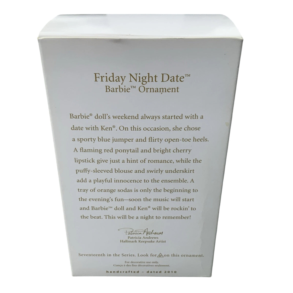 2010 Friday Night Date Hallmark Ornament (Barbie) QX8456 Image6