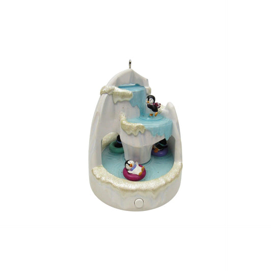 2010 Frosty Falls Hallmark Ornament (Kris' Penguins) QXG7716 Image1