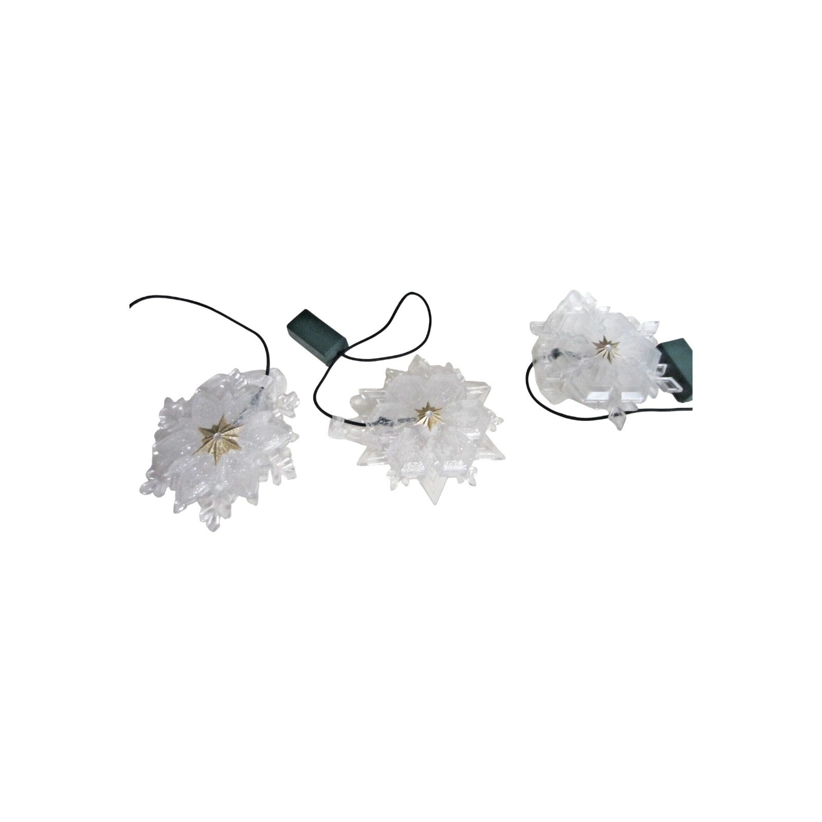 2010 Glowing Snowflake Starter Set Hallmark Ornament (Wonder and Light) QXG3626 Image3