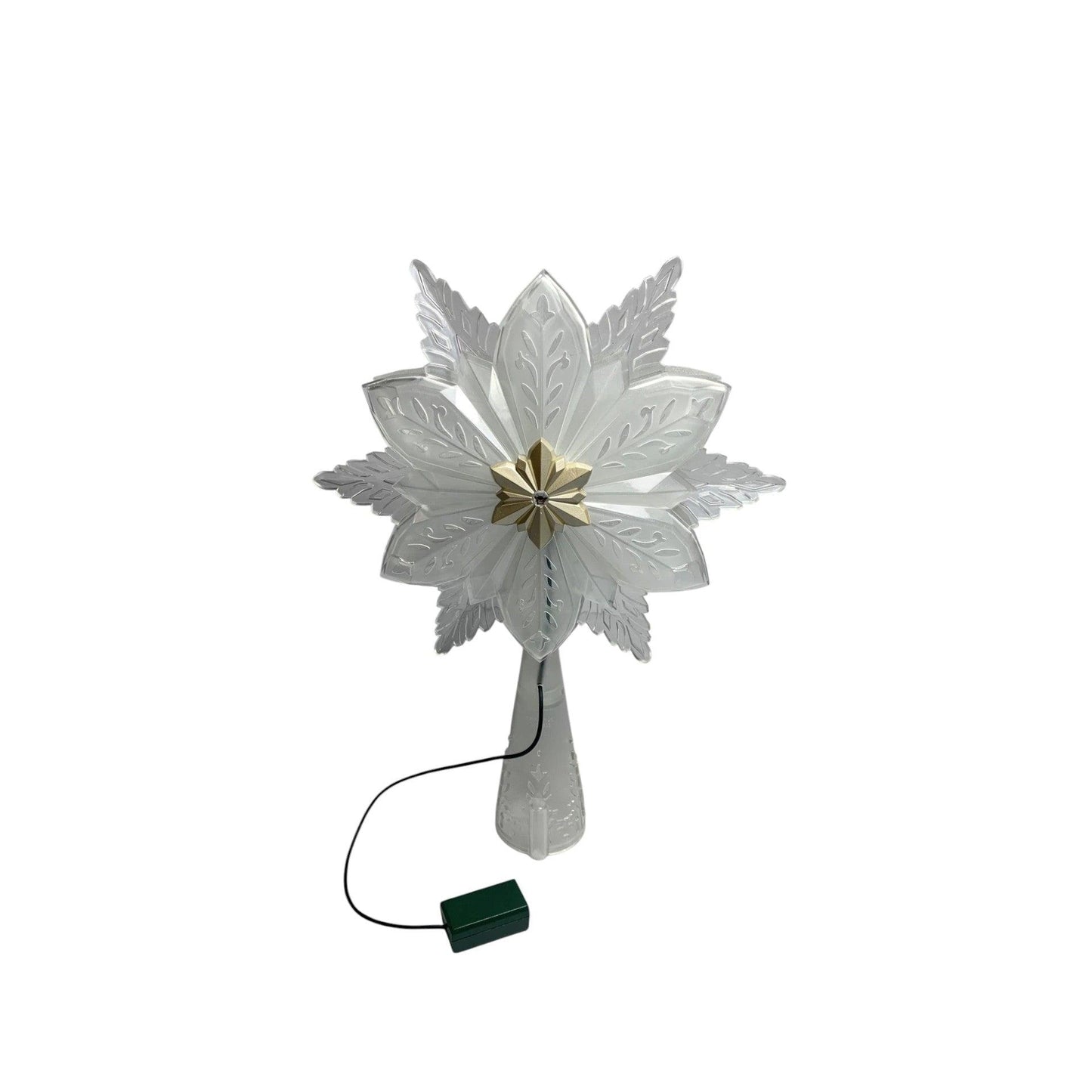 2010 Glowing Snowflake Tree Topper Hallmark Ornament (Wonder and Light) QXG3633 Image1