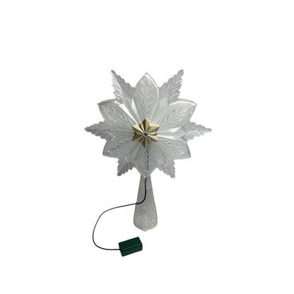 2010 Glowing Snowflake Tree Topper Hallmark Ornament (Wonder and Light) QXG3633 Image1