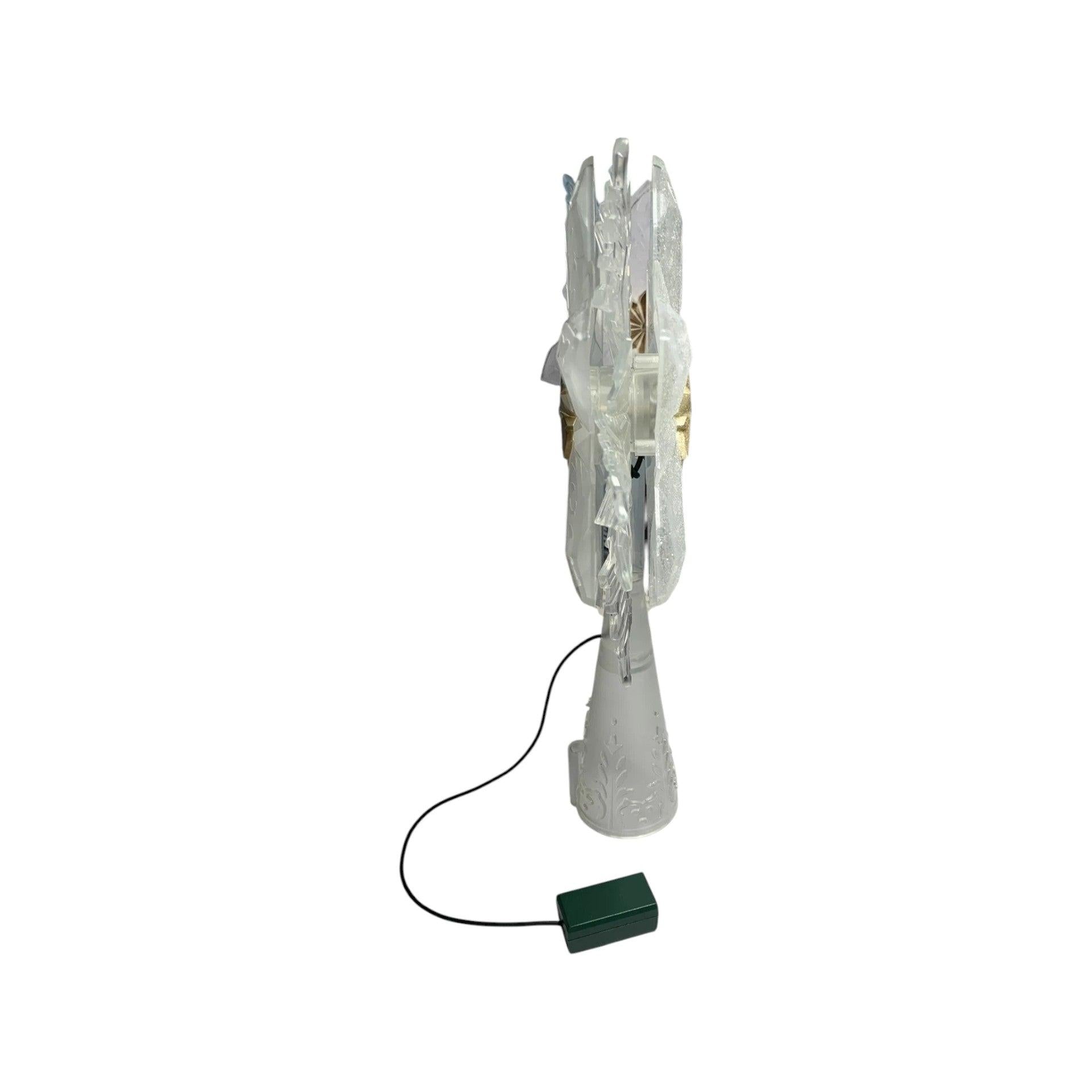 2010 Glowing Snowflake Tree Topper Hallmark Ornament (Wonder and Light) QXG3633 Image4
