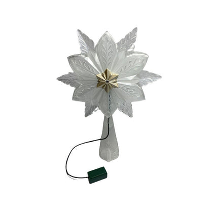 2010 Glowing Snowflake Tree Topper Hallmark Ornament (Wonder and Light) QXG3633