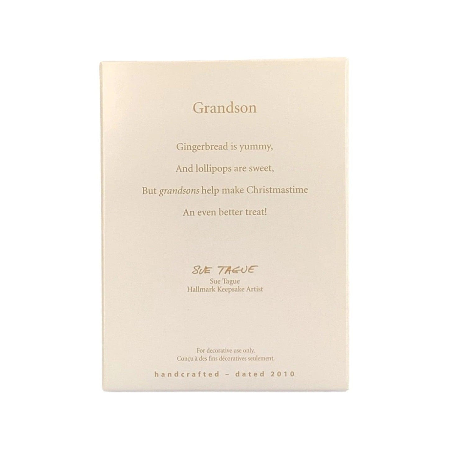 2010 GrandSon Hallmark Ornament (GrandSon) QXG7006 Image4
