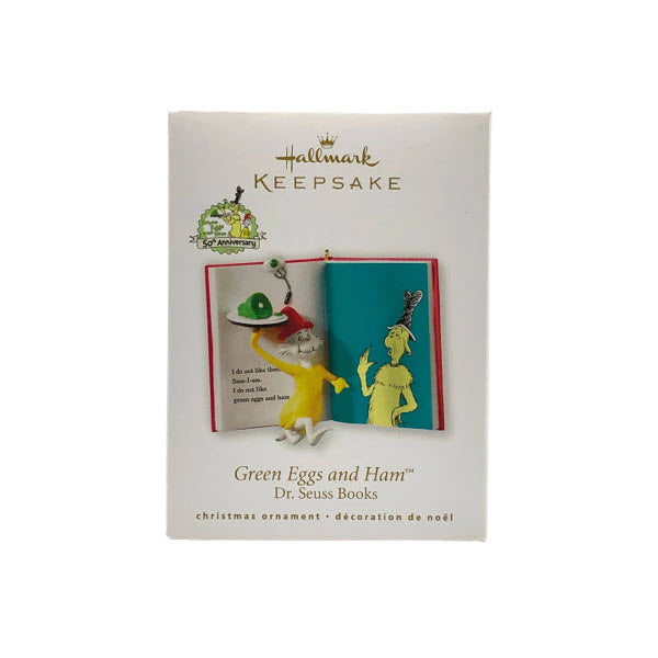 2010 Green Egg and Ham Hallmark Ornament (Dr. Seuss Books) QXI2266