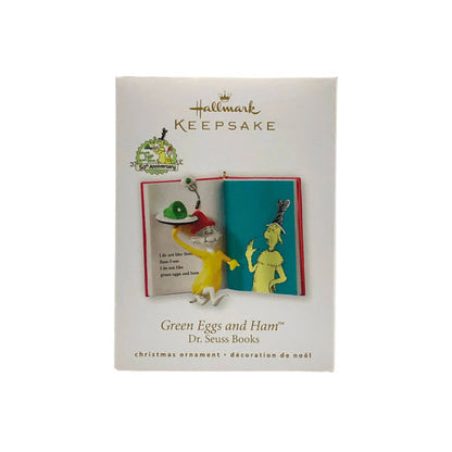 2010 Green Egg and Ham Hallmark Ornament (Dr. Seuss Books) QXI2266