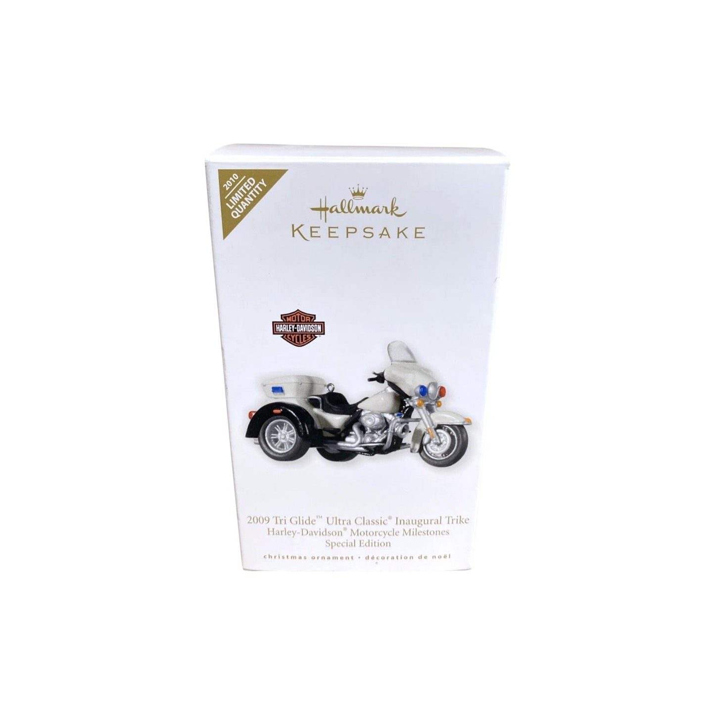 2010 Hallmark Ornament (2009) Tri Glide Ultra Classic Inaugural Trike Hallmark Ornament (Harley-Davidson) QXE3043 Image2
