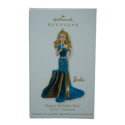 2010 Happy Birthday Ken Hallmark Ornament (Barbie) QXI2487