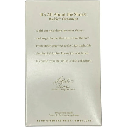 2010 It's All About the Shoe! Hallmark Ornament (Barbie) QXI2286