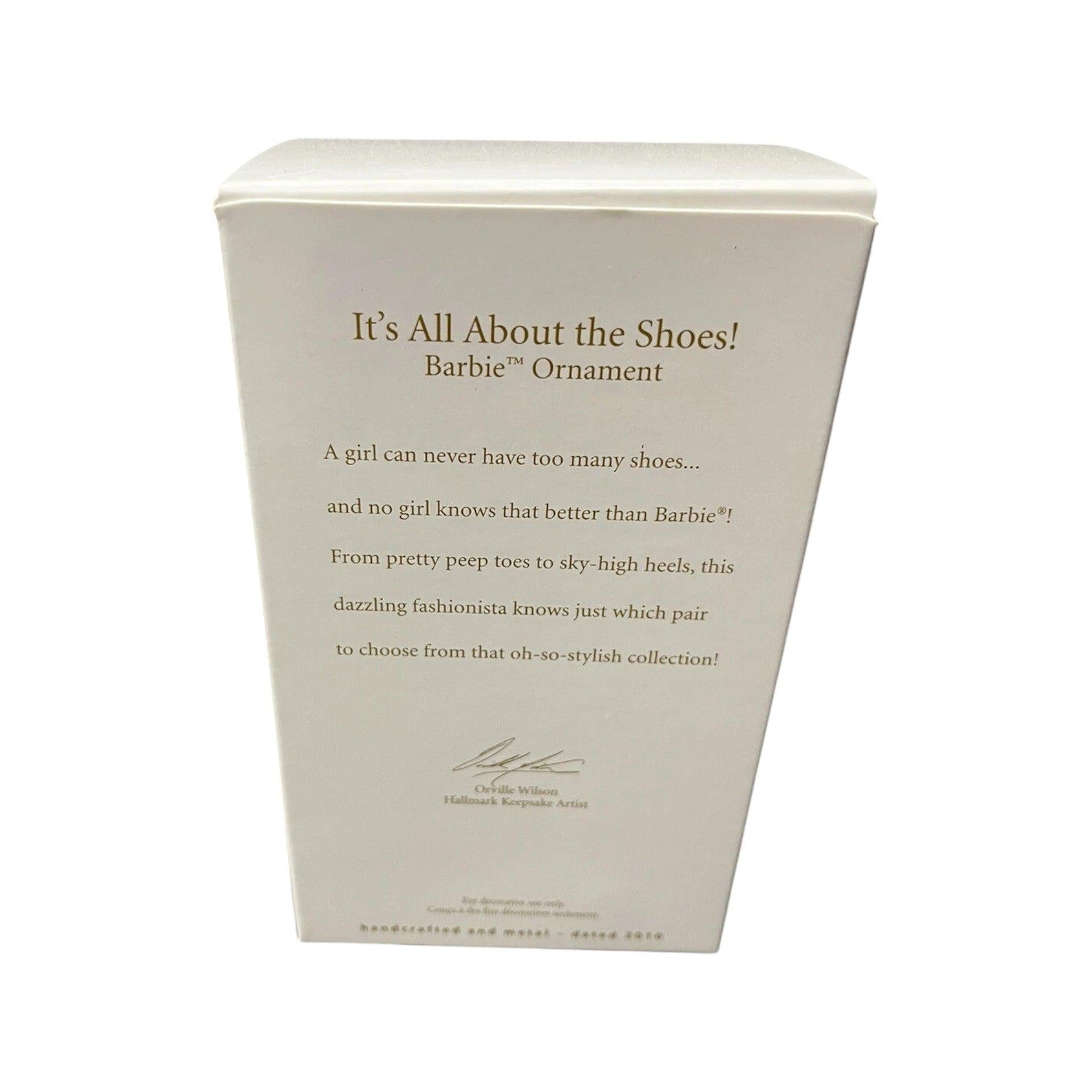 2010 It's All About the Shoe! Hallmark Ornament (Barbie) QXI2286 Image5