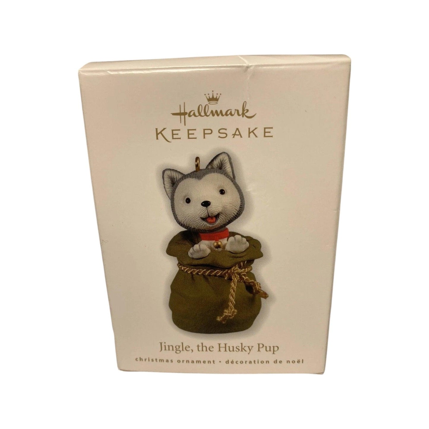 2010 Jingle, the Husky Pup Hallmark Ornament (Jingle and Bell) QXG7073 Image2