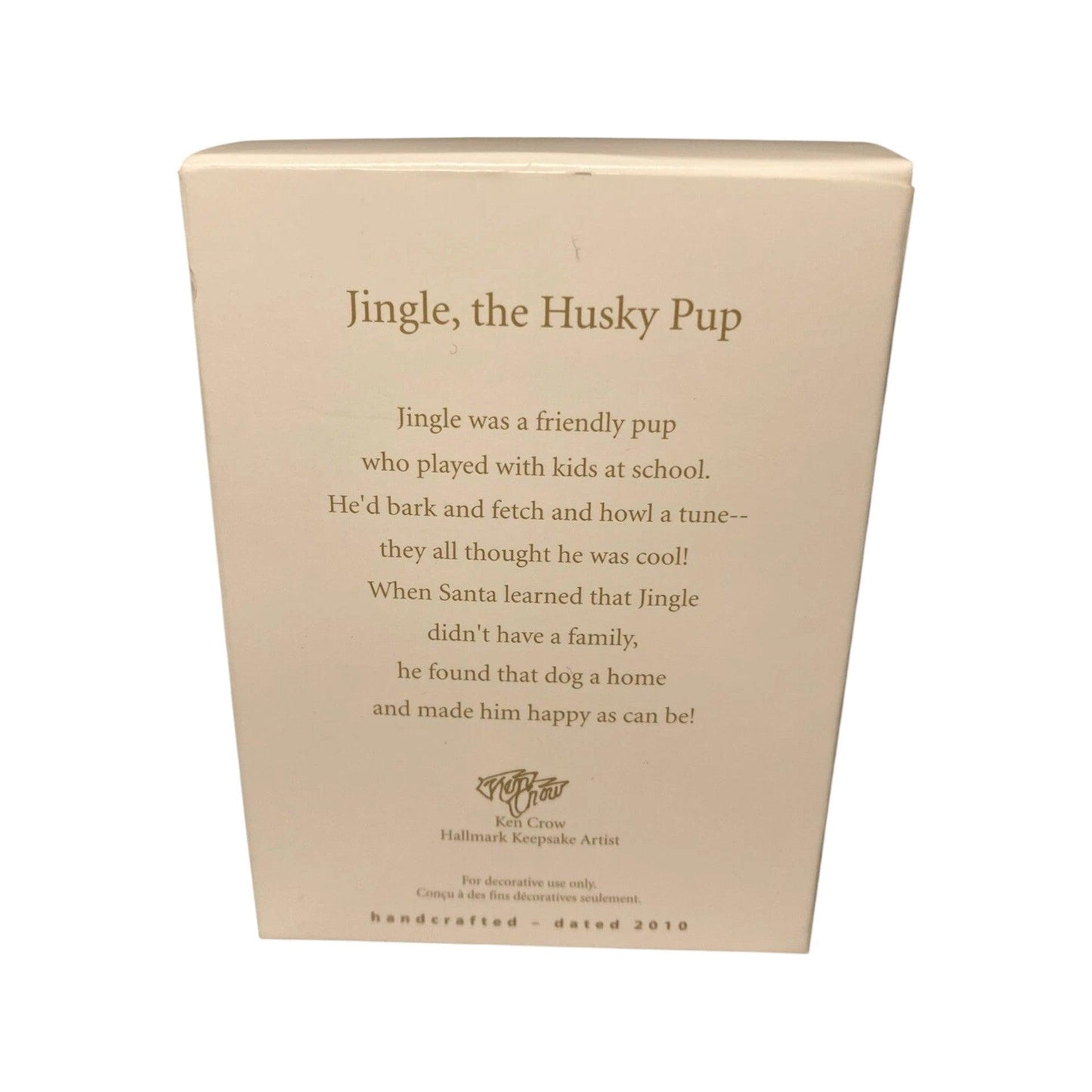 2010 Jingle, the Husky Pup Hallmark Ornament (Jingle and Bell) QXG7073 Image8