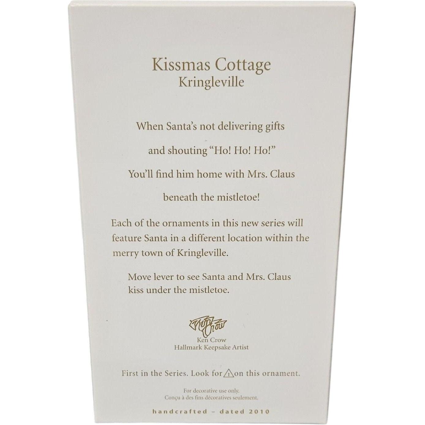 2010 Kissmas Cottage Hallmark Ornament (Kringleville) QX8633