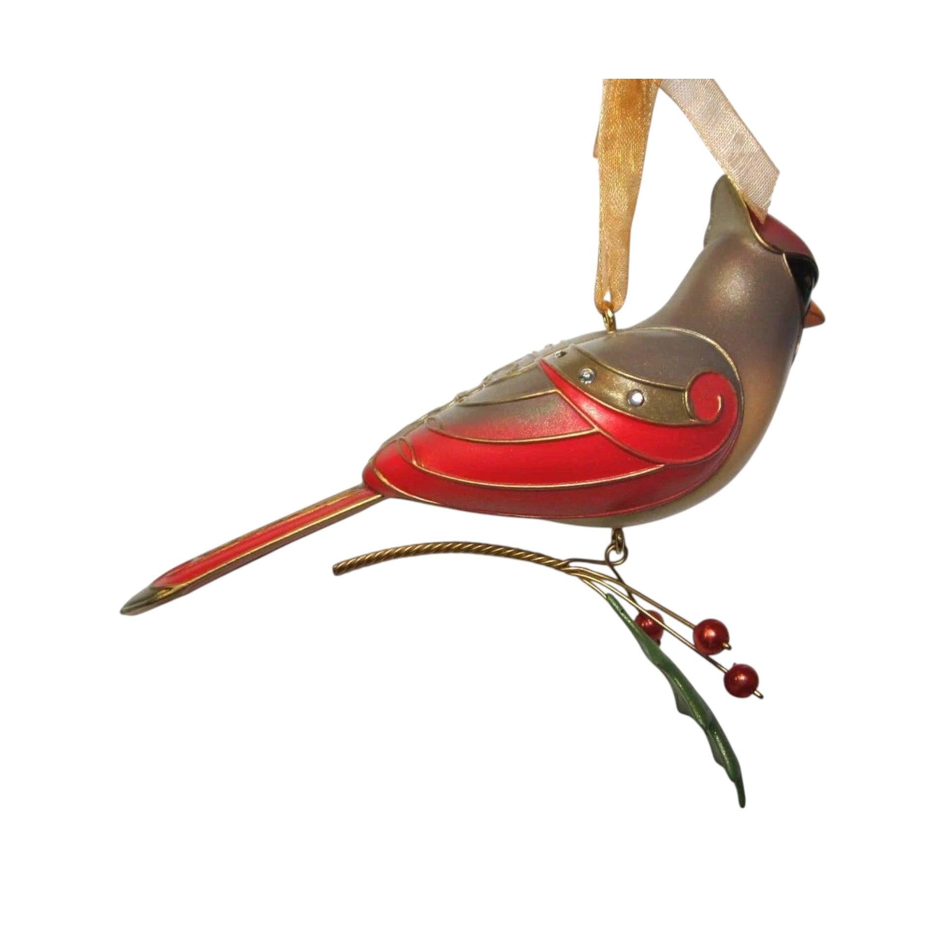 2010 Lady Cardinal Hallmark Ornament (Beauty of Birds) QXE3046 Image3