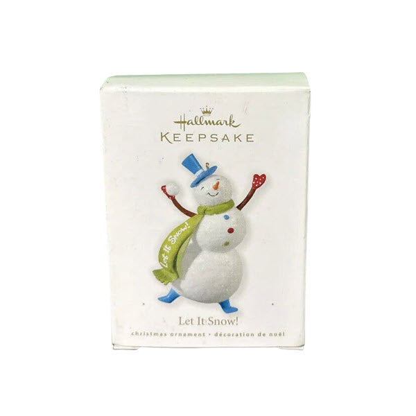 2010 Let It Snow! Hallmark Ornament (Snowmen) QXG7376
