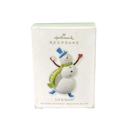 2010 Let It Snow! Hallmark Ornament (Snowmen) QXG7376