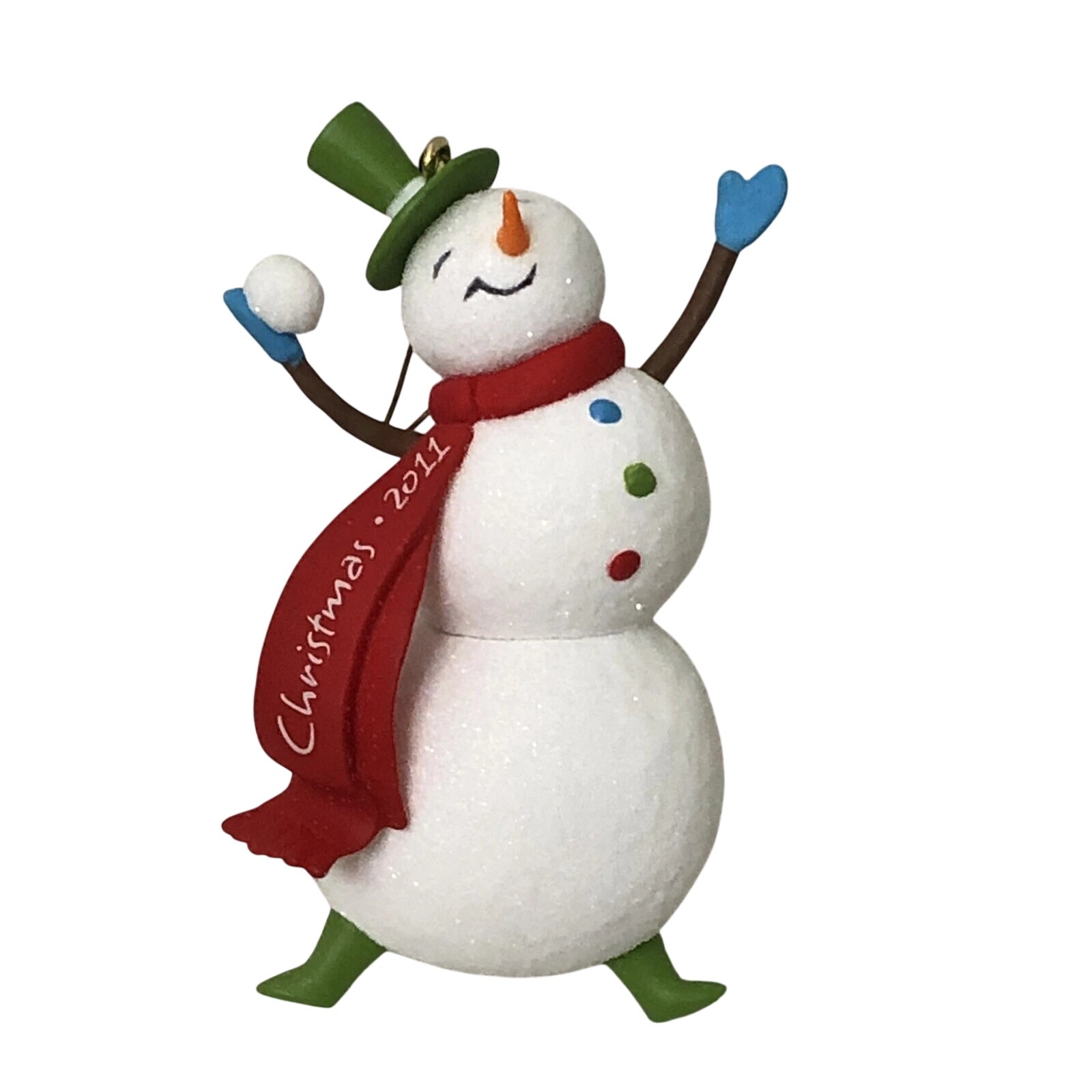 2010 Let It Snow! Hallmark Ornament (Snowmen) QXG7376 Image1