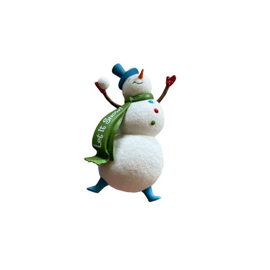 2010 Let It Snow! Hallmark Ornament (Snowmen) QXG7376