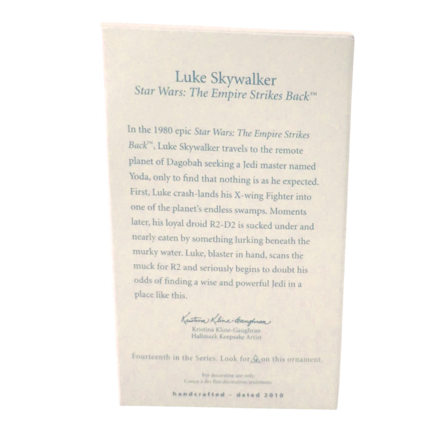 2010 Luke Skywalker Hallmark Ornament (Star Wars) QX8333 Image4