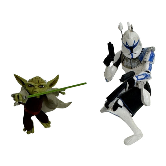 2010 Master Yoda and Captain Rex Hallmark Ornament (Star Wars: The Clone Wars) QXI2336 Image1
