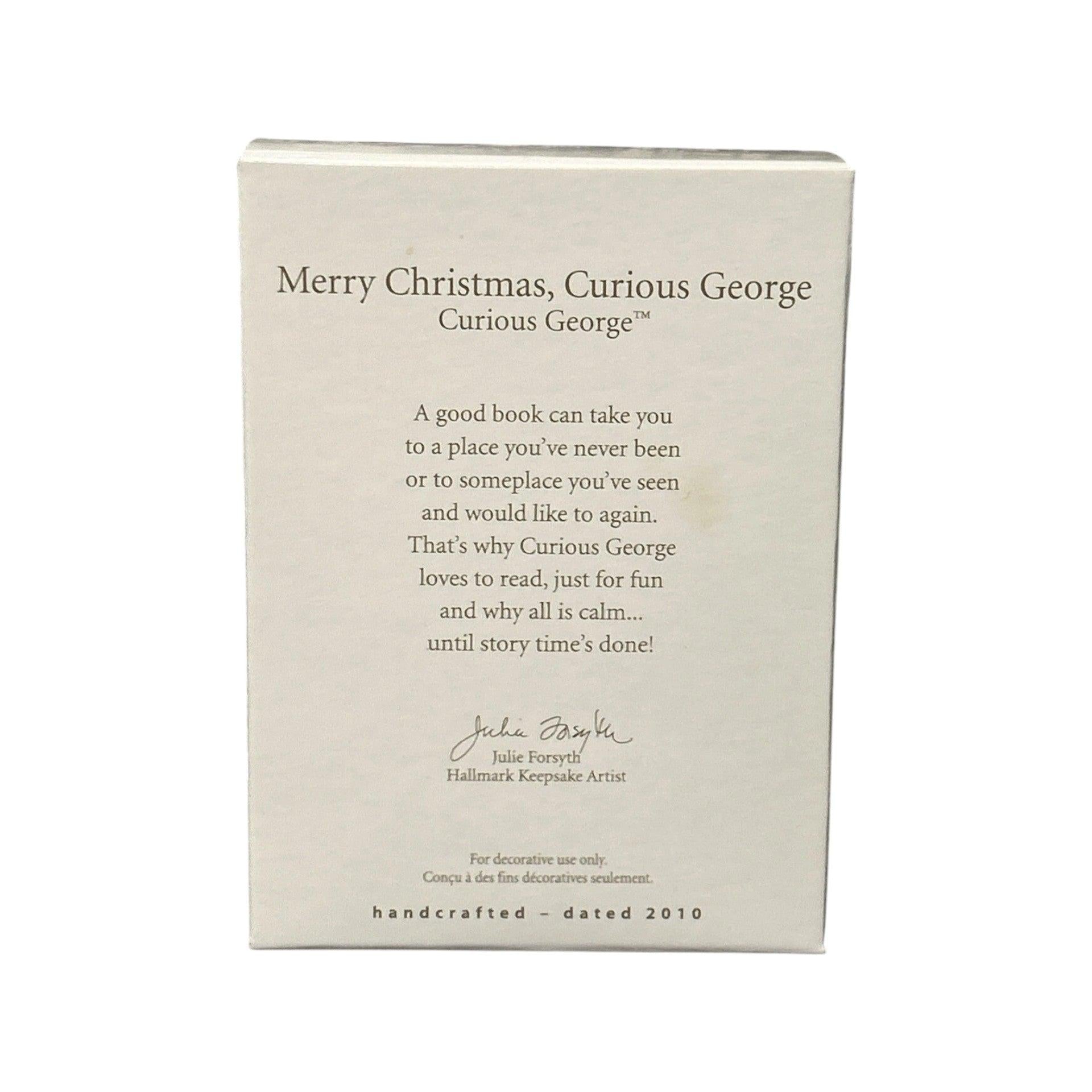 2010 Merry Christmas, Curious George Hallmark Ornament (Curious George) QXI2346 Image6