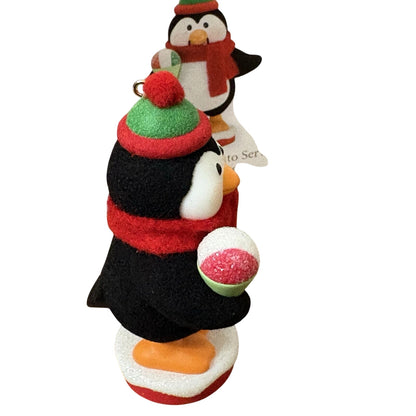 2010 Noel Nutcracker 3F - Snow Happy To Serve Hallmark Ornament (Penguin) QX8326 Image5