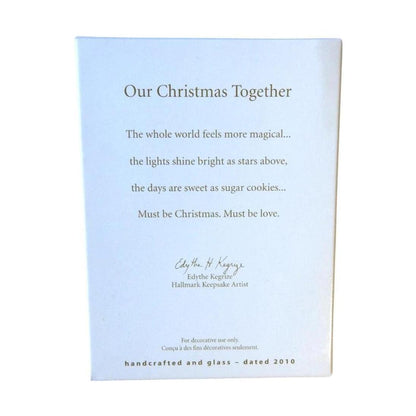 2010 Our Christmas Together Hallmark Ornament (Our Christmas Together) QXG7696 Image6