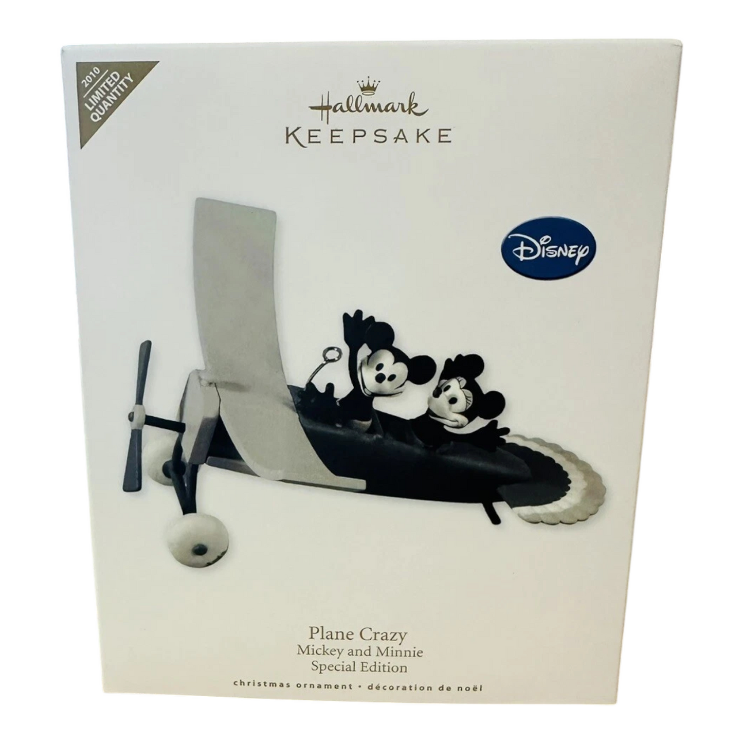 2010 Plane Crazy Hallmark Ornament (Mickey Mouse & Friends) QXE3003