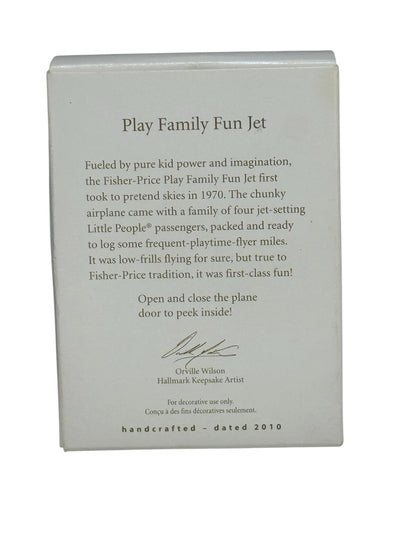 2010 Play Family Fun Jet Hallmark Ornament (Fisher Price) QXI2293 Image6
