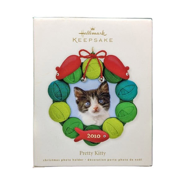 2010 Pretty Kitty Hallmark Ornament (Photo) QXG7476