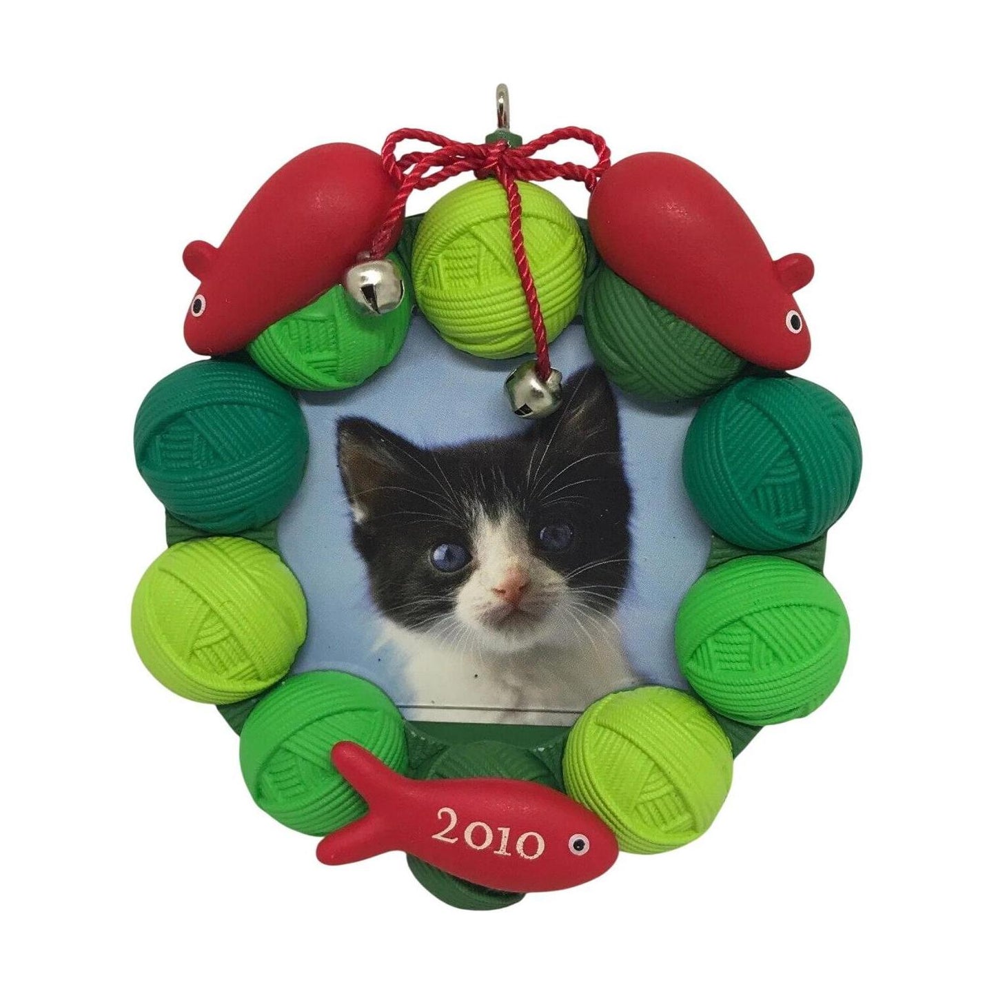 2010 Pretty Kitty Hallmark Ornament (Photo) QXG7476 Image1