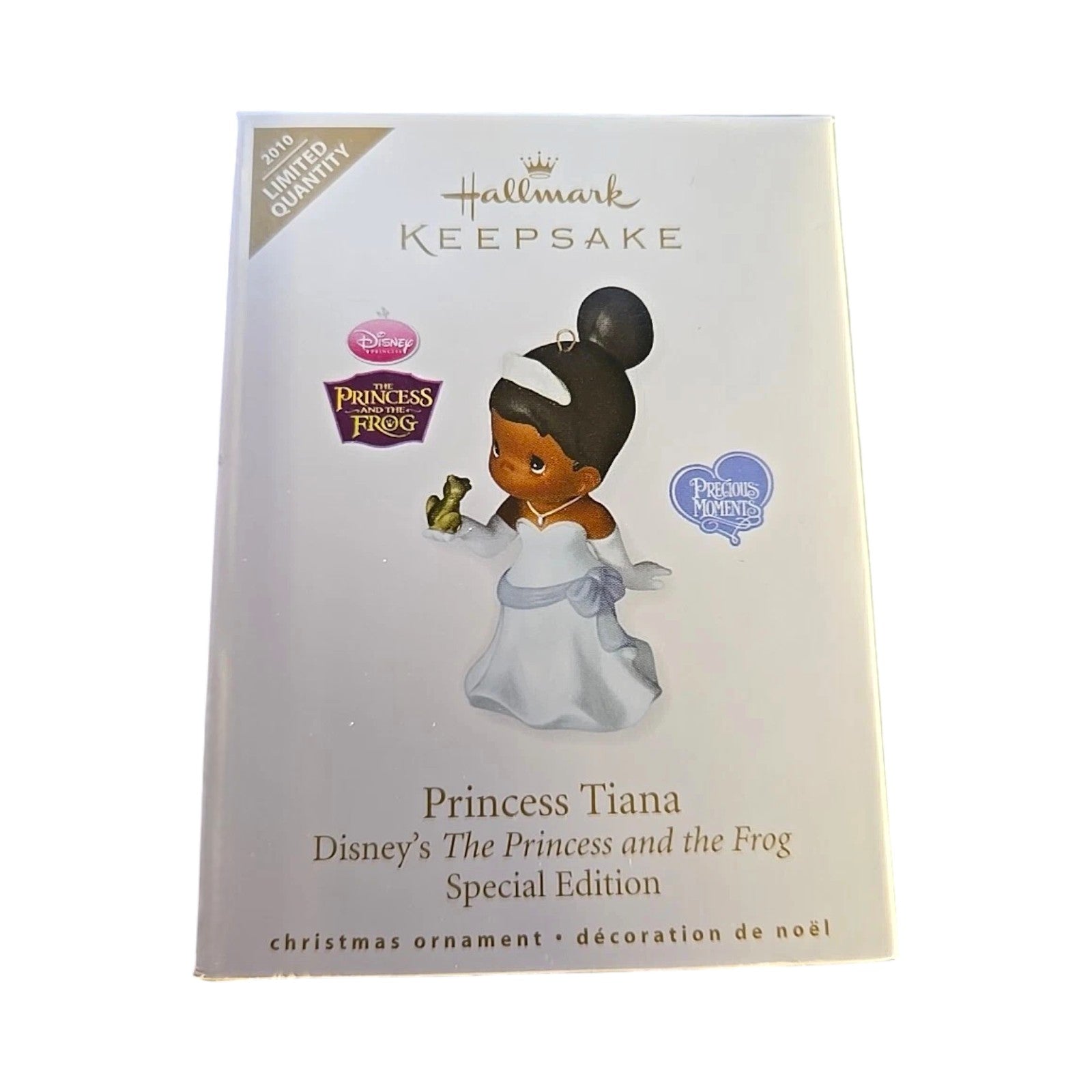 2010 Princess Tiana (Precious Moments) Hallmark Ornament QXE3056 Image2
