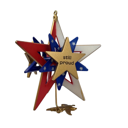 2010 Proud, Brave, and Free Hallmark Ornament (Millitary Appreciation) QXG7426 Image1