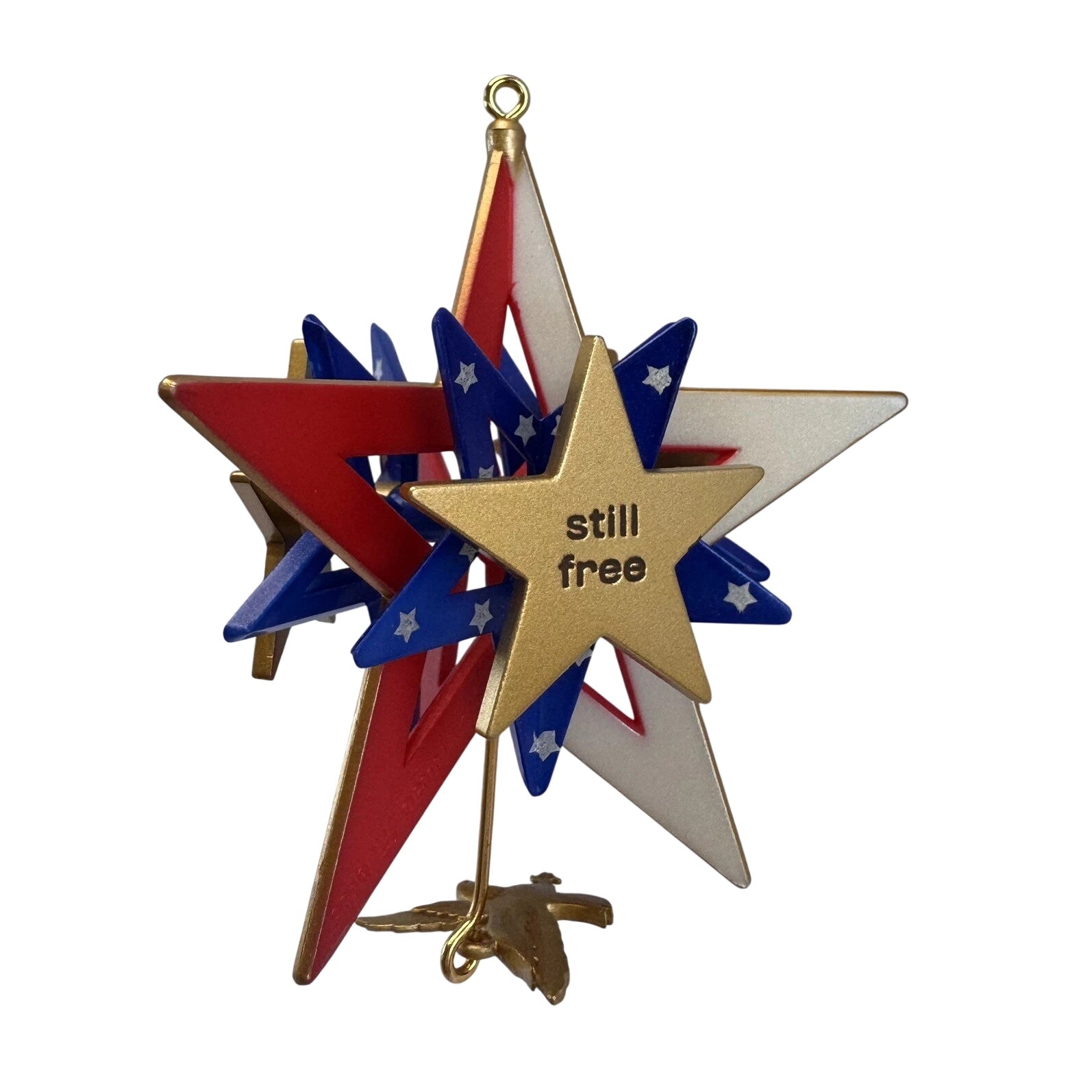 2010 Proud, Brave, and Free Hallmark Ornament (Millitary Appreciation) QXG7426 Image4