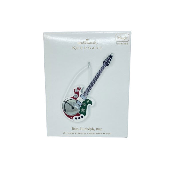 2010 Run, Rudolph, Run Hallmark Ornament (Guitar) QXG3703