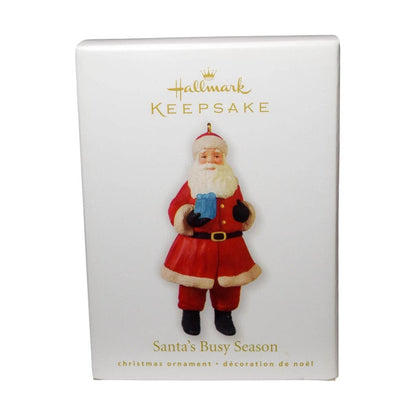 2010 Santa's Busy Season Hallmark Ornament (Santa Claus) QXG7343 Image2
