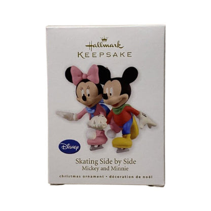 2010 Skating Side by Side Hallmark Ornament (Mickey Mouse & Friends) QXD1036