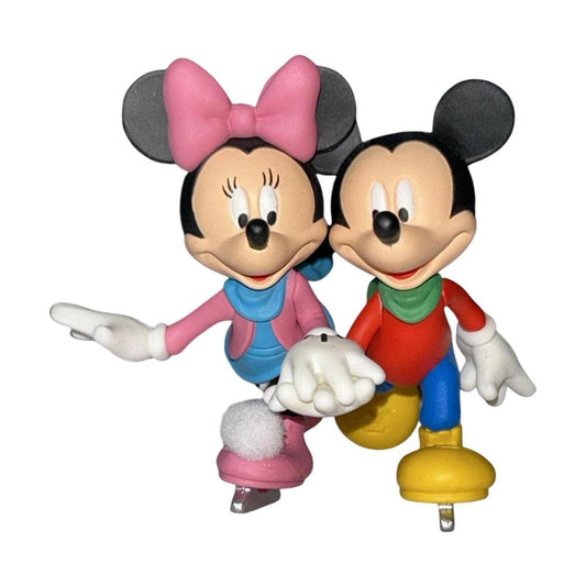 2010 Skating Side by Side Hallmark Ornament (Mickey Mouse & Friends) QXD1036 Image1
