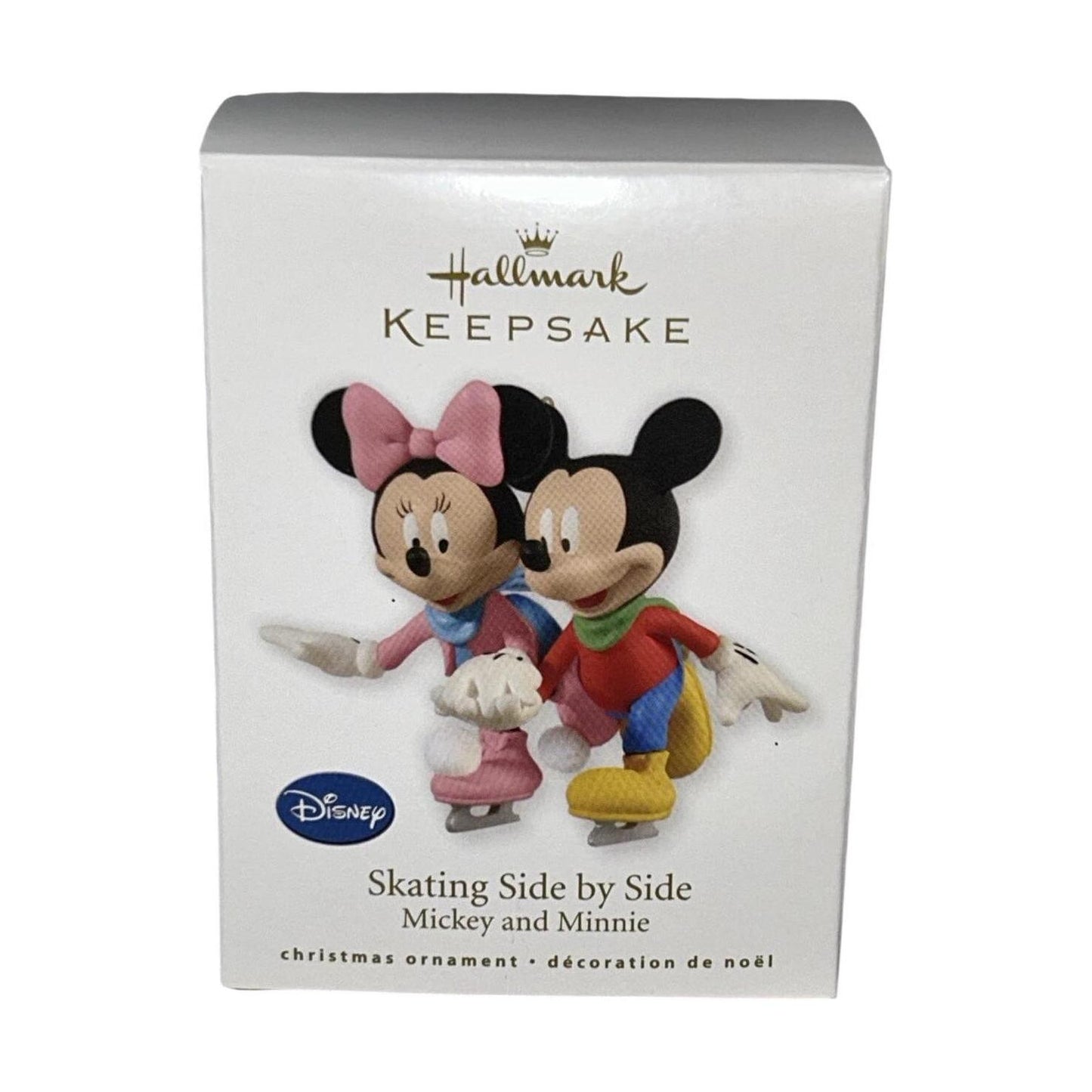 2010 Skating Side by Side Hallmark Ornament (Mickey Mouse & Friends) QXD1036 Image2