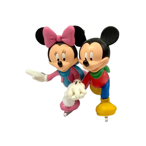 2010 Skating Side by Side Hallmark Ornament (Mickey Mouse & Friends) QXD1036