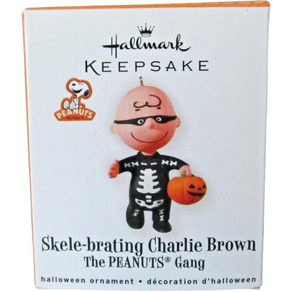 2010 Skele‑brating Charlie Brown Hallmark Ornament (Peanuts) QFO4646