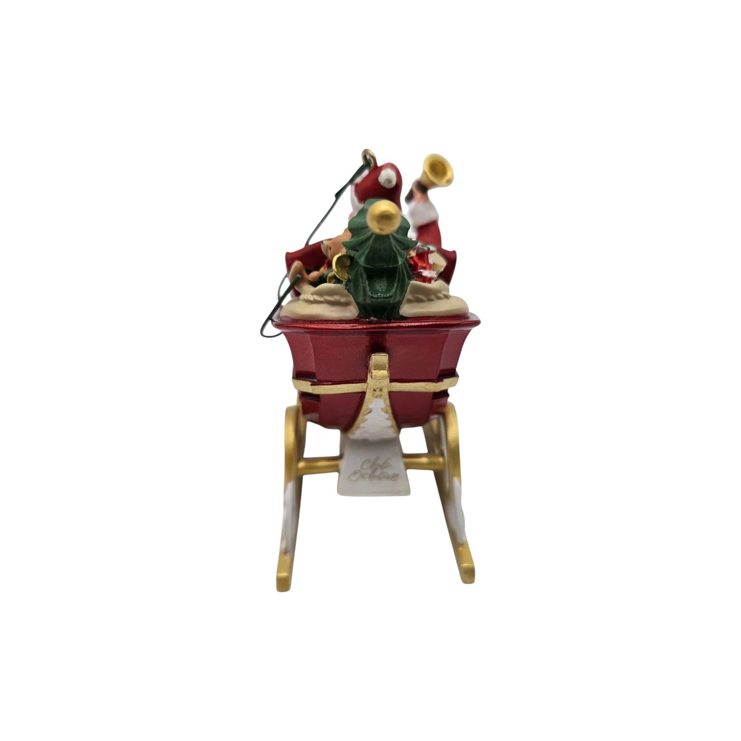 2010 Sleigh on the Way! Hallmark Ornament (Santa Claus) QXC1026 Image4