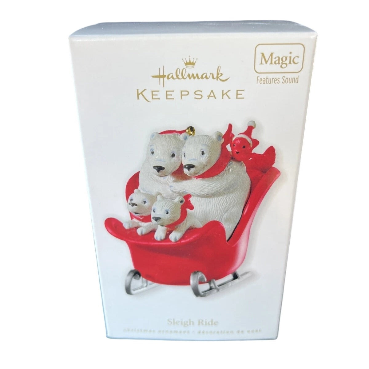 2010 Sleigh Ride Hallmark Ornament (Polar Bear) QXG3033 Image2