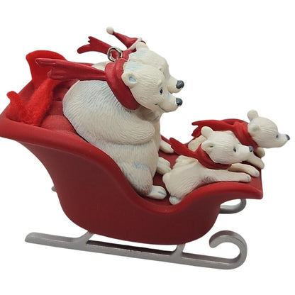 2010 Sleigh Ride Hallmark Ornament (Polar Bear) QXG3033 Image5