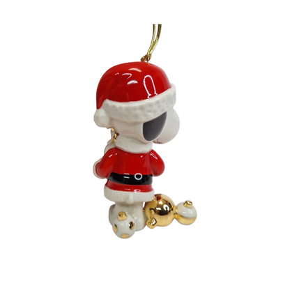 2010 Snoopy’s Christmas Spirit Peanuts Lenox Ornament 772505 Image4